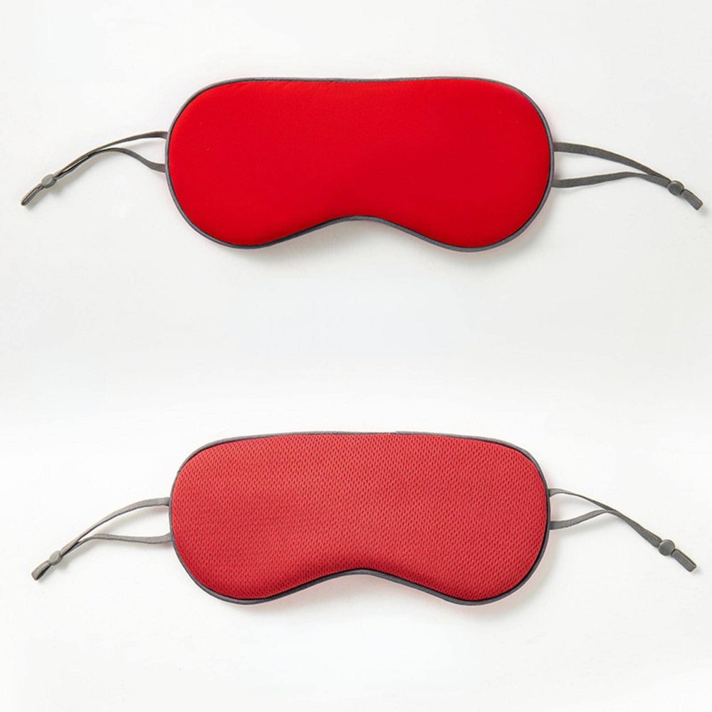 CALLMO Simple Double-Sided Warm Eye mask Office air-Permeable Sleeping eyeshade Unisex Travel Light Blocking Eye Shield