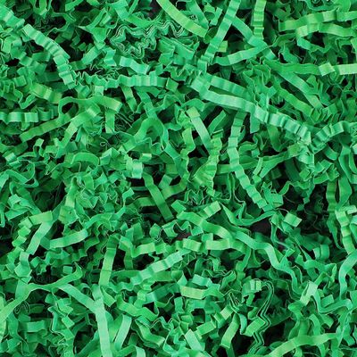 DIYASY Crinkle Cut Paper Shred Filler, 8.8 oz Green Shredded Paper for Gift Wrapping Basket Filling Raffia Paper Gift Box Grass Christmas Easter Birthdays Decorations
