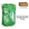 DIYASY Crinkle Cut Paper Shred Filler, 8.8 oz Green Shredded Paper for Gift Wrapping Basket Filling Raffia Paper Gift Box Grass Christmas Easter Birthdays Decorations view 2