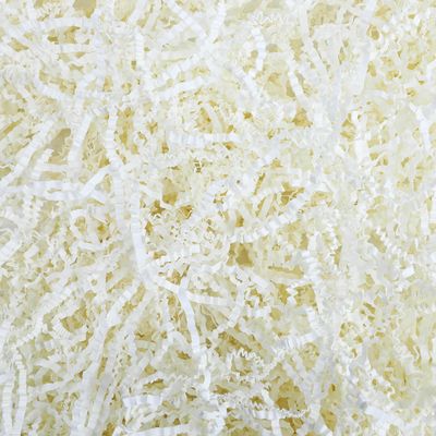 DIYASY Crinkle Cut Paper Shred Filler, 8.8 oz Cream White Shredded Paper for Gift Wrapping and Basket Filling Raffia Paper Gift Box Confetti Grass Christmas, Easter, Anniversaries Decorations