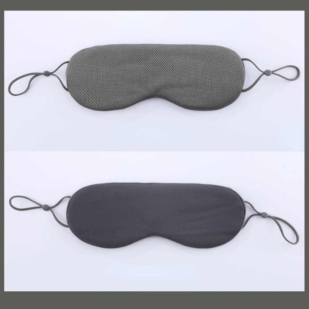 Eye Mask Lunch Break Sleep Blackout Eye Mask Breathable Traceless Warm and Cool Double-Sided Ice Silk Eye Mask