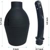 Abyclean Anal Douche Enema Bulb, 310ml, Black, 2 Pack view 4