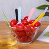 100PCS Disposable Sporks, Eco-Friendly Durable Plastic Spork, 2 in 1 Forks and Spoons Great for Lunch, Picnics or Restaurant and Party Supply (yellow) view 4