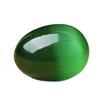 1.8 Inches Colorful Quartz Crystal Yoni Egg Cat's Eye Stone Egg Undrilled Healing Opal Eggs Massage Tool Pelvic Kegel Exercise for Health Care Tool (Green) view 2
