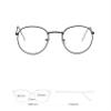 TUDEXX Fashion Round Reading Glasses Women Men, Blue Light Blocking Computer Flat Glasses, Anti Eye Strain/Glare Readers (Color : Black, Size : +0.00) view 2
