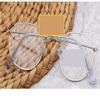 TUDEXX Fashion Round Reading Glasses Women Men, Blue Light Blocking Computer Flat Glasses, Anti Eye Strain/Glare Readers (Color : Black, Size : +0.00) view 4