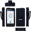 Premium Fitted Leather Case with Screen Protector, Belt Clip,Carabiner (Including a Neck Lanyard) for Omnipod Dash PDM (Omnipod Personal Diabetes Manager) (Vertical-Black) view 1