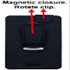 Premium Fitted Leather Case with Screen Protector, Belt Clip,Carabiner (Including a Neck Lanyard) for Omnipod Dash PDM (Omnipod Personal Diabetes Manager) (Vertical-Black) view 2