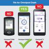 Premium Fitted Leather Case with Screen Protector, Belt Clip,Carabiner (Including a Neck Lanyard) for Omnipod Dash PDM (Omnipod Personal Diabetes Manager) (Vertical-Black) view 3