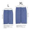 FILFEEL Wearable Incontinence Bed Pads Washable Reusable Cotton Diaper Skirt Waterproof Incontinence Mattress Mats with Zipper for Adult Elderly (L) view 3