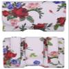 Painted Design Holster for Tandem Diabetes Care Insulin Pump t:Slim X2 (Horizontal-White-Rose) view 1
