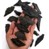 SBOTTON Natural Black Tourmaline Bulk Black Kyanite Crystal Kyanite Blades Fan Shape Reiki Healing Quartz Mineral, 11223S1BOTTON (Size : 100g(3-5Pcs)) view 1
