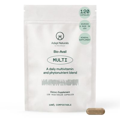 Adapt Naturals Multivitamin for Women & Men, Bioavailable Easy-to-Absorb Multivitamin Daily Supplement with Biotin, Niacin, Vitamin A, B, C, D, E, K1, Zinc, Magnesium - Immune Support - 30 Day Supply