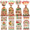 100 Pcs Juneteenth Goodie Bags, Juneteenth Gift Bags for Party Decorations, Juneteenth Decorations Treat Cellophane Candy Bags for African American Freedom Day Celebration Party Favor Supplies view 1
