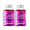 Vitamatic 2 Packs Vitamin B6 100mg Gummies  Natural Strawberry Flavor  60 Pectin-Based Gummies per Bottle  Nervous System & Energy Support view 1