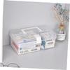 YARNOW First Aid Cabinet Box Platic Storage Bins First Aid Kit for Car First Aid Kit Mini Portable First Aid Box Medicine Organizer Box Storage Box Kit Medicine Box White view 2