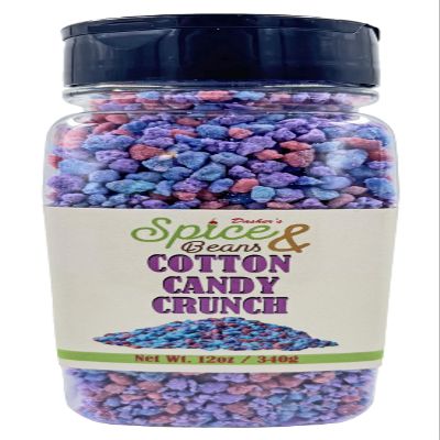 Cotton Candy Crunch | Ice Cream Topping & Dessert Decoration | by Dasher's Spice & Beans | 12 oz.