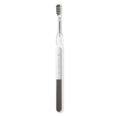 Soladey5 Ionic Toothbrush, White, Large Solar Panels and TiO2 Semiconductor, You can Brush Without Toothpaste