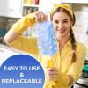 360 Heavy Duty Duster Refills for Swiffer,20 Count Duster Refills with 1 Handle,Dusting Furniture, Blinds, Ceiling Fans, Walls, Feather & Microfiber, Unscented,Disposable view 2