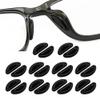 Omnful Eyeglass Nose Pads, 2.0mm Thinckness Adhesive Anti-Slip Silicone Nose Pads for Glasses,Soft Silicone Cushion Nose Pad for Eyeglasses, Glasses, Sunglasses (10 Pairs, Black) view 1
