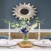 KaBloom Flowers - Starry Night in the Tropics Bouquet of Blue and White Orchids with Vase - Gift for Birthday, Sympathy, Anniversary, Get Well, Thank You, Valentine, Mothers Day Fresh Flowers view 4