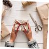 1 Roll Black and Red Webbing Plaid Big Bow Ribbon Hair Bows Making Ribbon Wrapping Flowers Decor Xmas Decor Polyester Christmas Tree Christmas Utenciles view 3