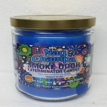 Smoke Odor Exterminator 13oz Jar Candle, Nag Champa one Pack.