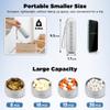Zannaki Metal Moisture Proof Weekly Pill Organizer, Stackable Aluminum Alloy BPA Free Travel Hiking 7 Day Pill Box Case Waterproof and Large Compartment to Hold Pills, Vitamins, Fish Oil, Supplements view 2