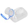 1000ml Male Urine Leak Proof Clear Plastic Container with Lid for Elderly, Disabled, Travelers view 1