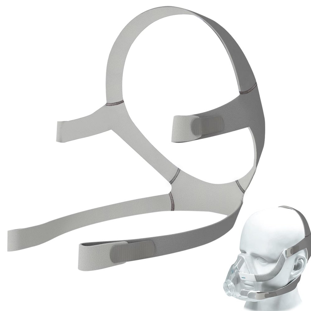 AirFit / AirTouch Comfortable CPAP Headgear Strap - Adjustable for Nasal Pillow Mask, Unisex Replacement (Without Mask)
