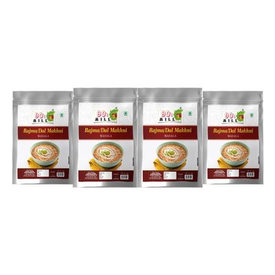 90's MILL Ludhiana Special Rajma Dal Makhani Masala||Dhabe Wala Rajma Dal Makhani Ka Masala||Maharana's Classic Creamy Rajma Dal Makhani Masala Natural And Fresh Authentic Spice Blend-80Gx4Pk