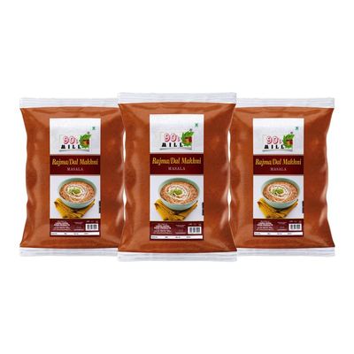 90's MILL Lucknowi Nawabi Dal Makhani/Rajma Masala||Restaurant Style Rajma Dal Makhani Masala||Maharaja Creamy Dal Makhani/Rajma Masala Natural And Fresh Authentic Spice Blend-150Gx3Pk