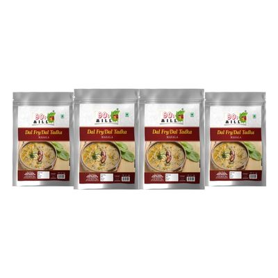90's MILL Rajasthani Panchmel Dal Tadka Masala/Fry Dal Tadka Dal Masala/Marwari Panchmel Dal Fry Dal Tadka Masala Natural And Fresh||Shahi Panchmel Dal Masala Rich Aromatic Spices-240Gx4Pk