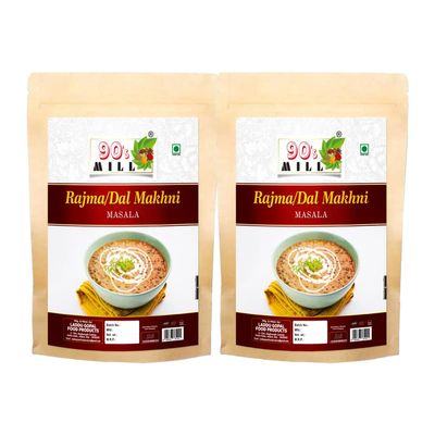 90's MILL Amritsari Dal Makhani Rajma Masala||Dhabe Wala Rajma Dal Makhani Ka Masala||Punjabi Cuisine Creamy Dal Makhani/Rajma Masala Natural And Fresh Authentic Spice Blend-190Gx2Pk