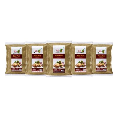 90's MILL Authentic Pani Puri Masala/Shahi Gol-Gappa Masala/Jal-Puri Masala Natural And Fresh/Street Food Golgappe Pani Puri Masala/Tasty Delicious Spicy Chatpata Masala-80Gx5Pk
