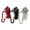 Aluminum Keychain Pill Box with CarabinieriAir Tight Metal Pill ContainerWaterproof Pill Organizers for Outdoor CampingTravel view 1