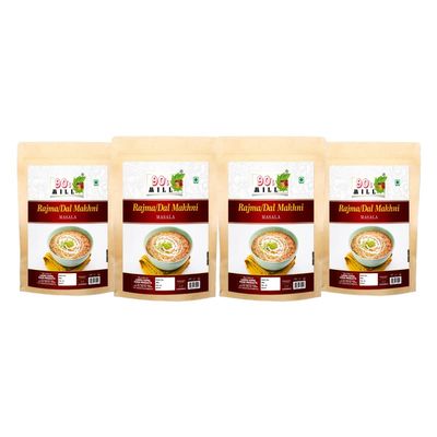 90's MILL Amritsari Dal Makhani Rajma Masala||Dhabe Wala Rajma Dal Makhani Ka Masala||Punjabi Cuisine Creamy Dal Makhani/Rajma Masala Natural And Fresh Authentic Spice Blend-150Gx4Pk
