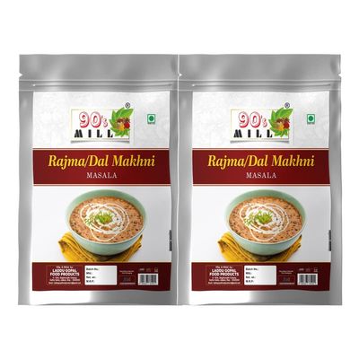 90's MILL Ludhiana Special Rajma Dal Makhani Masala||Dhabe Wala Rajma Dal Makhani Ka Masala||Maharana's Classic Creamy Rajma Dal Makhani Masala Natural And Fresh Authentic Spice Blend-190Gx2Pk