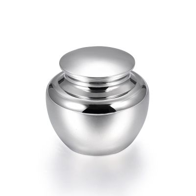 MYPOWER (45mm*43mm Free Engraving Blank Stainless Steel Memorial Locket Jewelry Human/Pet Funeral Casket Urn for Cremation Ashes,4