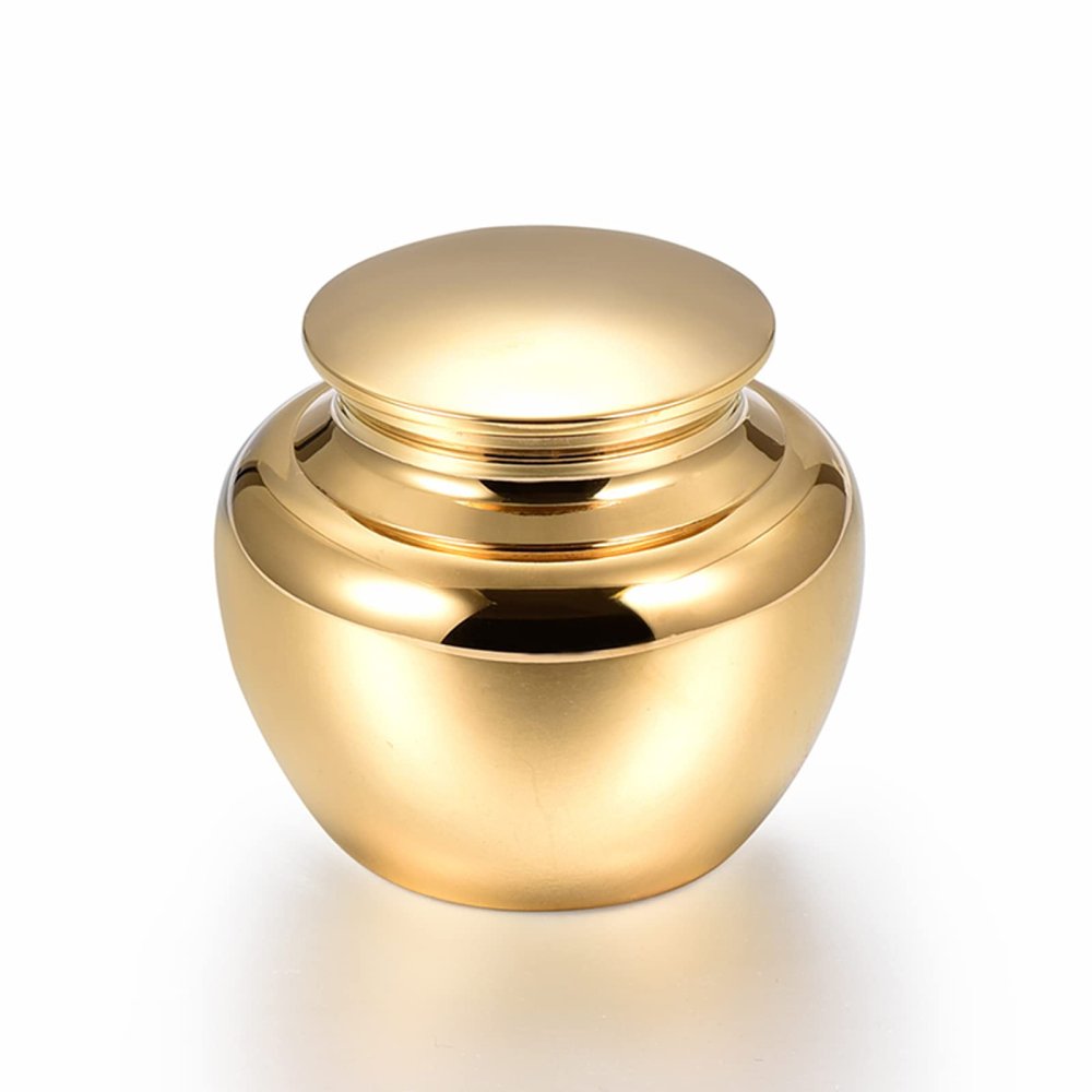 MYPOWER (45mm*43mm Free Engraving Blank Stainless Steel Memorial Locket Jewelry Human/Pet Funeral Casket Urn for Cremation Ashes,1
