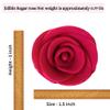 Confect Edible Flower | Edible Flower for cake decorations | Edible Flower Cupcake Toppers | Cupcakes & Doughnut Edible Toppers | Edible Neon Pink Flower- Vegan, Gluten-Free, Soy-Free, Dairy-Free, Palm Oil-Free -Pack of 12 view 3