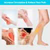 Open Toe Compression Socks 15-20 mmHg for Women and Men Knee High Toeless Circulation Compression Stockings(BN X/L) view 4