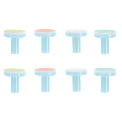 KALLORY 8pcs Nail File Replacement for Electric Nail Trimmer with Base Ergonomic Design for Gentle Trimming