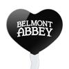 Belmont Abbey College Secondary Logo Heart Love Cupcake Picks Toppers Decoration Set of 6 view 2