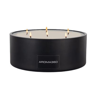 Aroma360 My Way 6-Wick Candle - 50oz (Black)