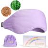 BeHoomi Heated Eye Mask Warm Compress for Eyes, Weighted Eye Mask for Sleeping, Microwave Hot Compress for Eyes Relaxation, Reusable Sleep Mask for Home, Office, Stocking Stuffers (Rosemary) view 1