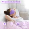 BeHoomi Heated Eye Mask Warm Compress for Eyes, Weighted Eye Mask for Sleeping, Microwave Hot Compress for Eyes Relaxation, Reusable Sleep Mask for Home, Office, Stocking Stuffers (Rosemary) view 2