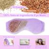 BeHoomi Heated Eye Mask Warm Compress for Eyes, Weighted Eye Mask for Sleeping, Microwave Hot Compress for Eyes Relaxation, Reusable Sleep Mask for Home, Office, Stocking Stuffers (Rosemary) view 3