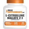 BulkSupplements.com L-Citrulline Malate Capsules - as L-Citrulline Malate 2:1, Nitric Oxide Supplement - Gluten Free, 8 Capsules per Serving (3000mg), 240 Count (Pack of 1) view 1