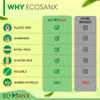 ECOSANX 120 PCs Wooden forks for eating 6.5" Splinter Free Compostable Forks, Eco-Friendly Wooden Cutlery set for Party & Outdoor, Disposable forks for Camping, Events & More view 3